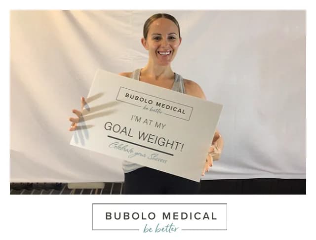 Mary Catherine's weight loss transformation at Bubolo Medical in Acworth, GA — before and after photos
