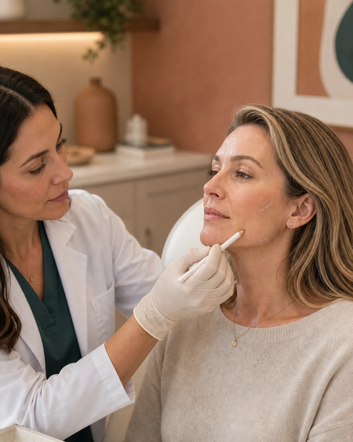 Juvederm dermal filler treatment