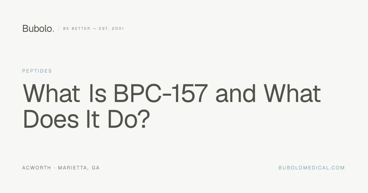 What Is BPC-157 and What Does It Do?